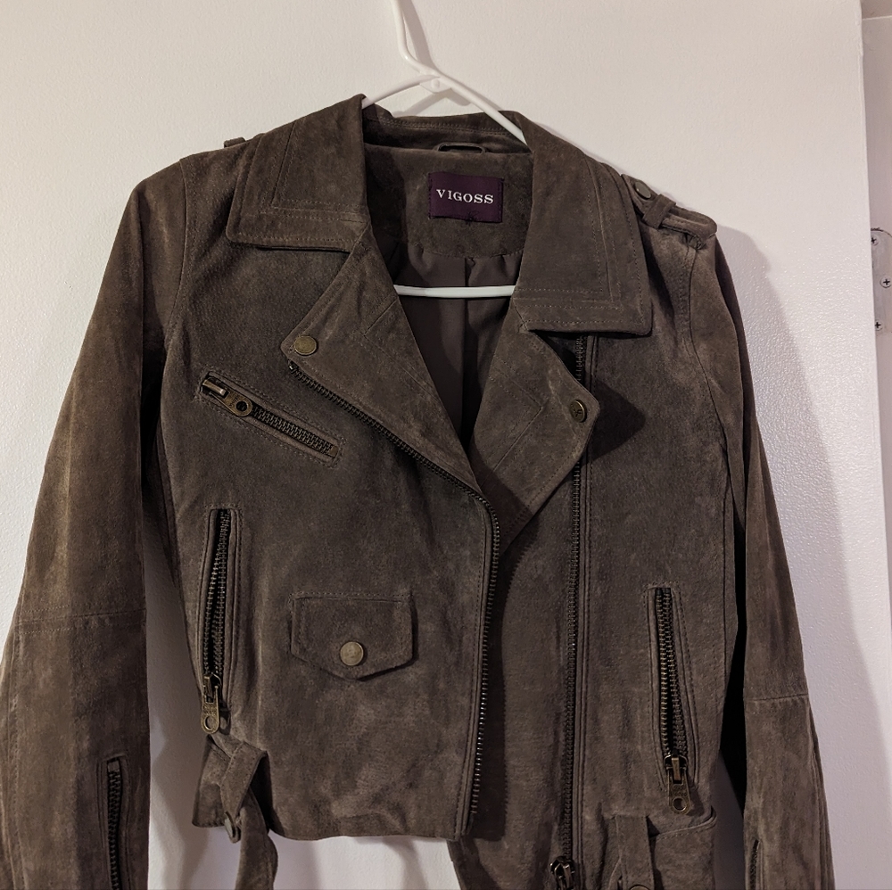 Leather jacket